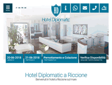 Tablet Screenshot of hoteldiplomatic.net